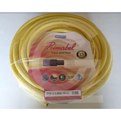 Tricoflex Primabel water hose | PVC | yellow | 12,5 x 17 mm | Per meter